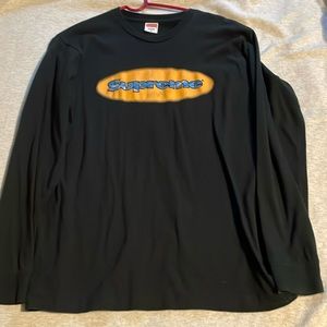 Supreme Ripple LS Tee, medium, lightly used.